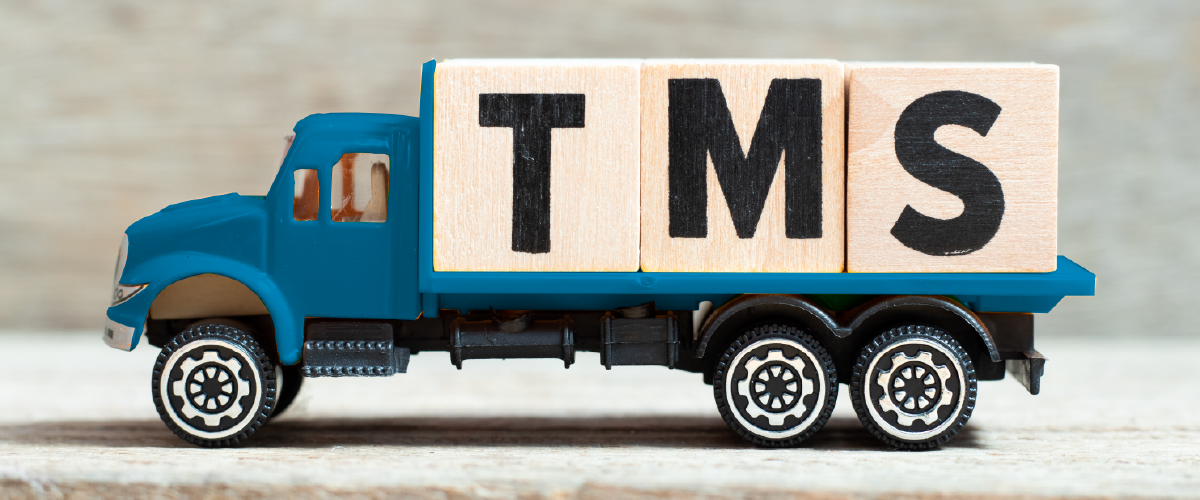 Toy truck, on the bed are scrabble letters spelling out "T" "M' "S"